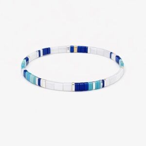 Miyuki Tila Bead Stretch Bracelet